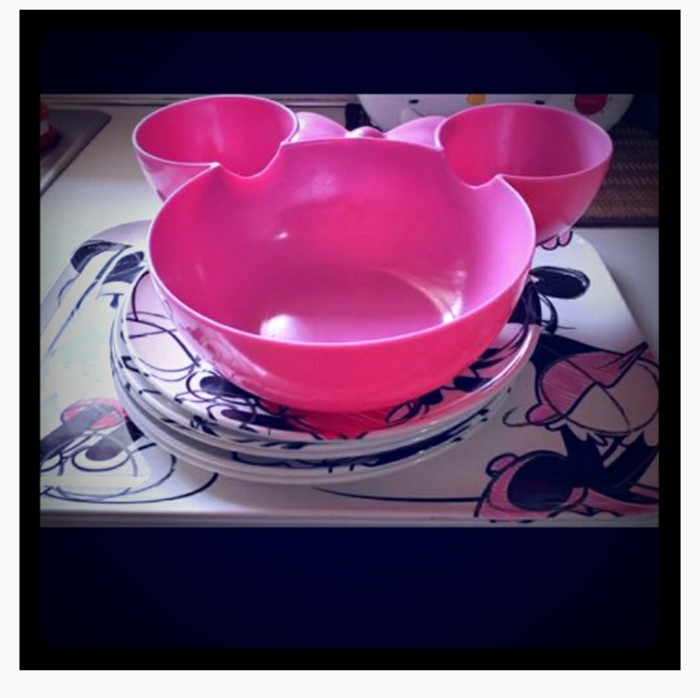Pink bowl